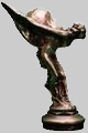 Bild von der Spirit  of Ecstasy -im Volksmund auch Emily genannt und Link zur Rolls Royce Homepage